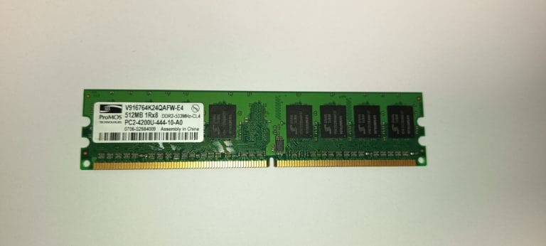 ProMOS V916764K24QAFW-E4 mémoire RAM DDR2 533MHz PC2-4200U 512 MB