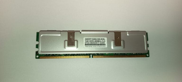 LDLC 240DR1G868 mémoire RAM DDR2 800MHz PC2-6400 1 Go