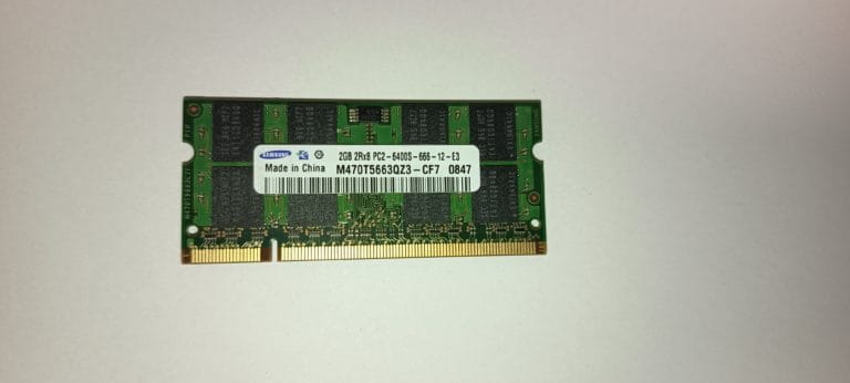 Samsung M470T5663QZ3 mémoire RAM DDR2 800MHz PC2-6400S 2GB