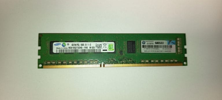 Samsung M391B5273GH0 mémoire RAM DDR3 1333Hz PC3L-10600E 4 Go