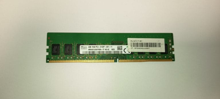 SK Hinix HMA451U6AFR8N mémoire RAM DDR4 2133Hz PC4-2133P 4 Go