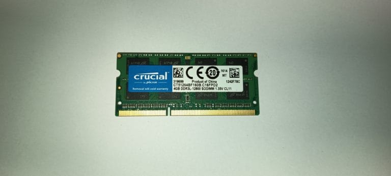 Crucial CT51264BF160B mémoire RAM DDR3L 1600MHz PC3L-12800 4 Go