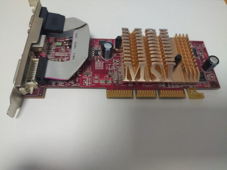MSI RX9250-TD128 mémoire RAM GDDR2 240MHz 128Mo