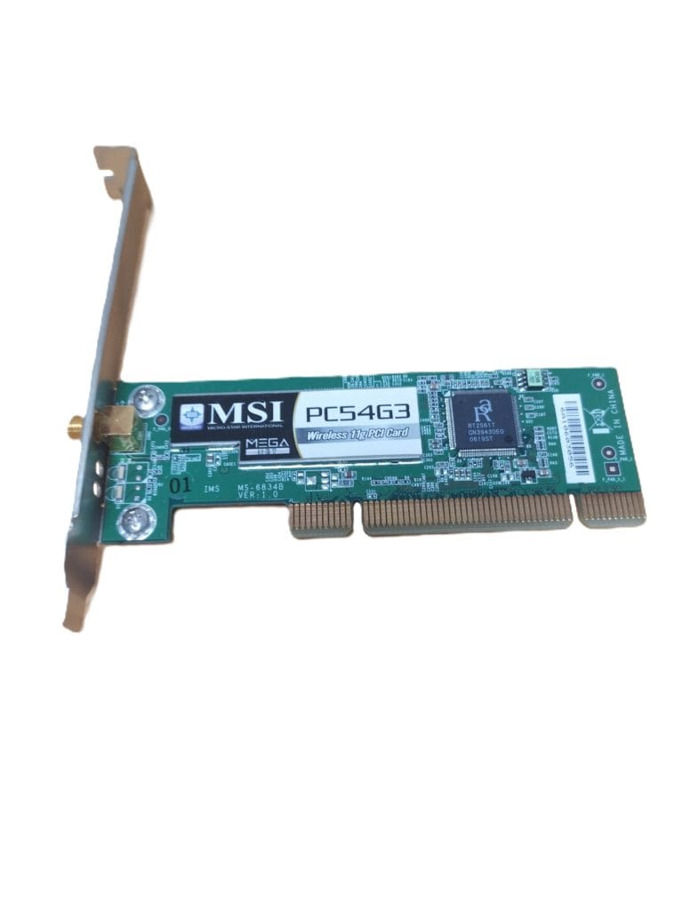 MSI PC54G3 wireless 11g PCI card 54Mo