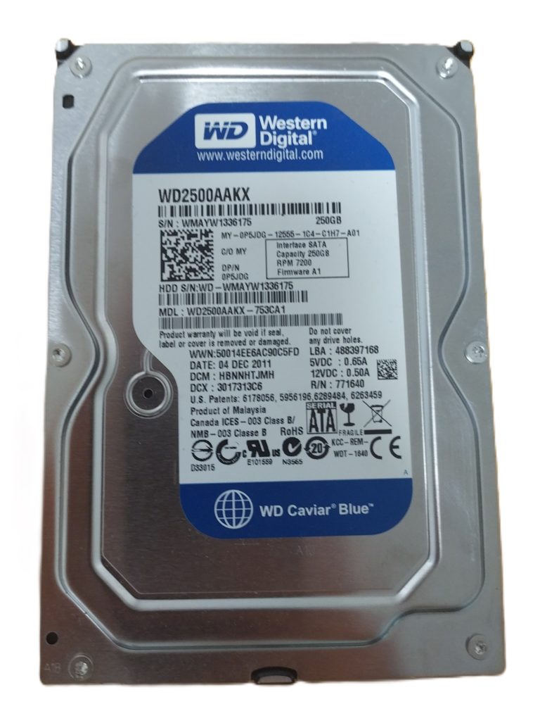 Western Digital WD2500AAKX disque 3.5 pouce 7200rpm 250GB