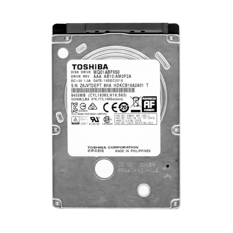 Toshiba MQ01ABF050 disque 2.5 pouce 5400rpm 500GB