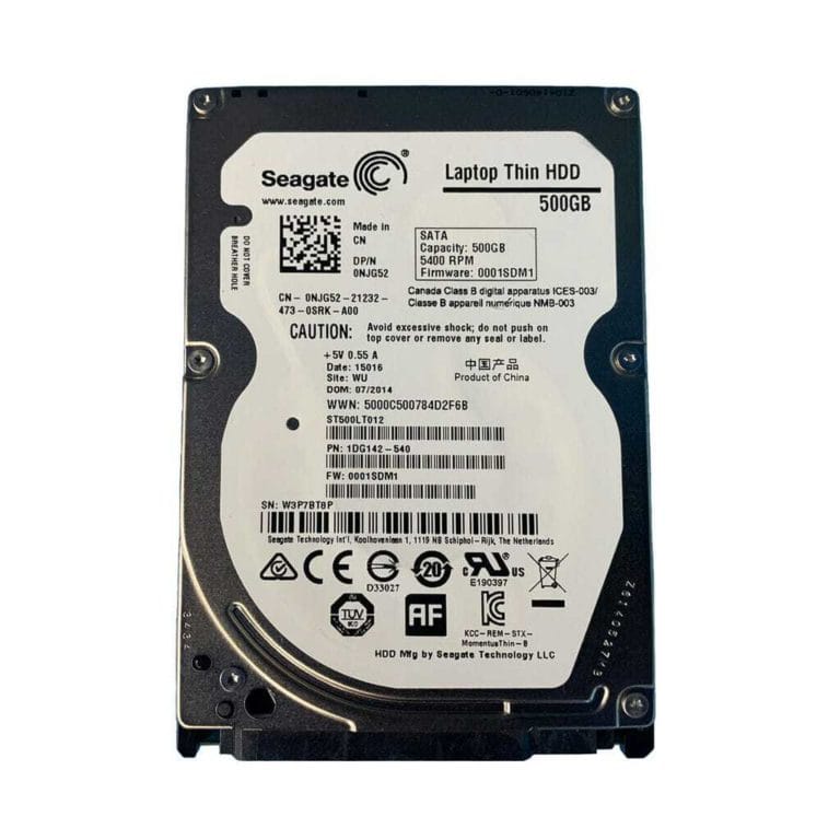 Seagate ST500LT012 disque 2.5 pouce 5400rpm 500GB