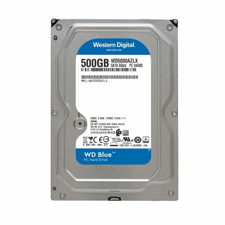 Western Digital WD500AZLX disque 3.5 pouce 7200rpm 500GB