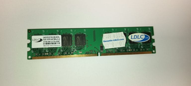 LDLC 240DR2G788 mémoire RAM DDR2 667MHz PC2-5300 2GB