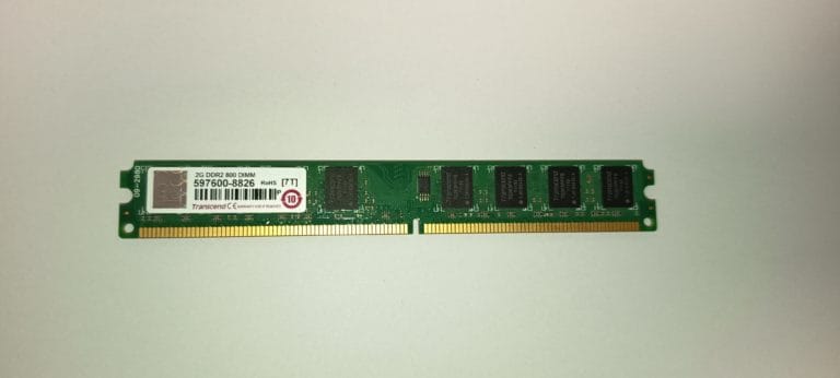 transcend 597600-8826 mémoire RAM DDR2 800MHz PC2-6400 2GB